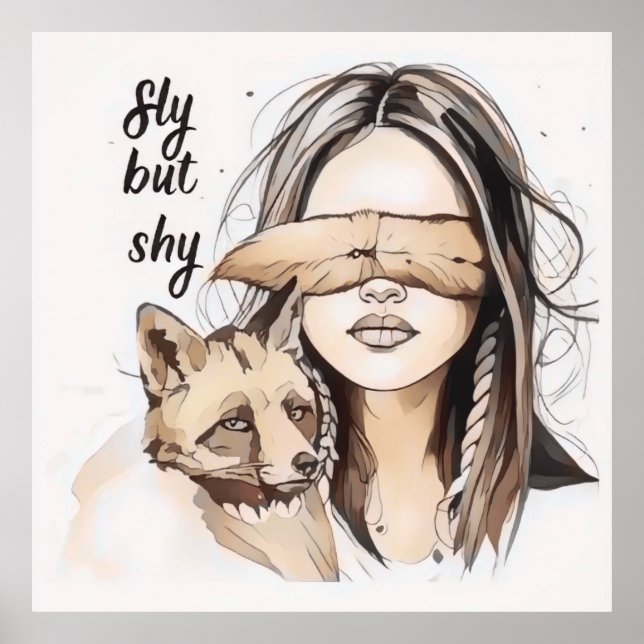 Poster Sly Mas Tímido (Frente)