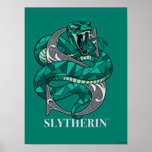 Poster SLYTHERIN™ Crosshatch Emblem