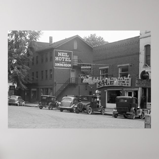 Poster Small Town Ohio, anos 30 (Frente)