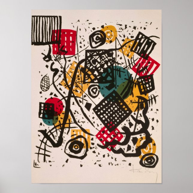 Poster Small Worlds V, 1922 por Wassily Kandinsky (Frente)