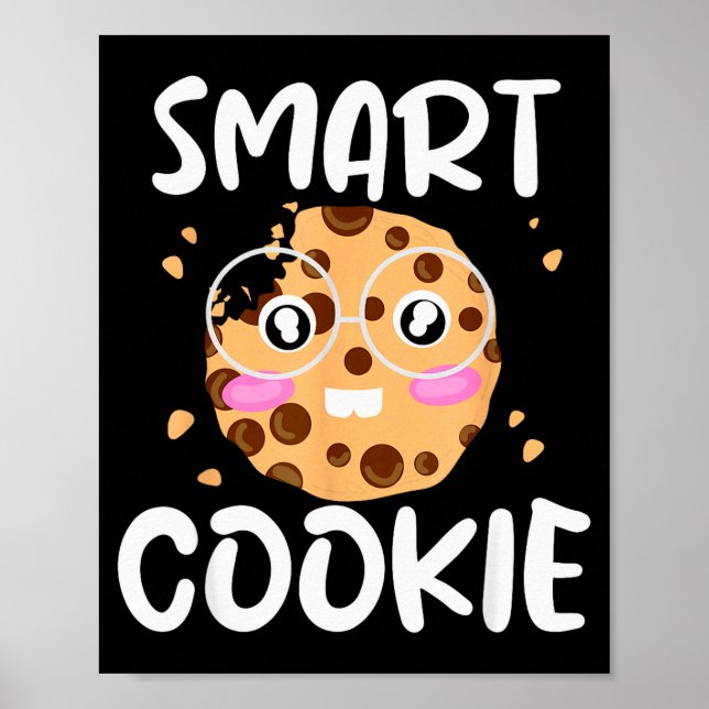 Poster Smart Cookie - Funny Idiom Joke Tee  (Frente)
