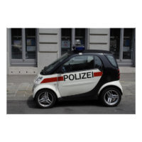 Smart Polizei Auto