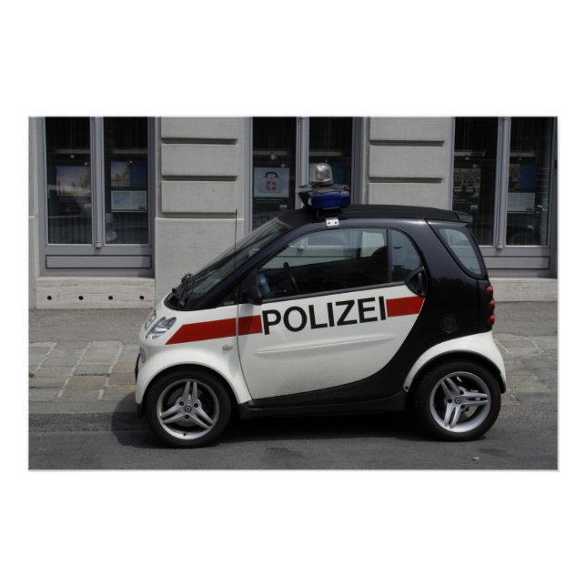 Póster Smart Polizei Auto (Frente)