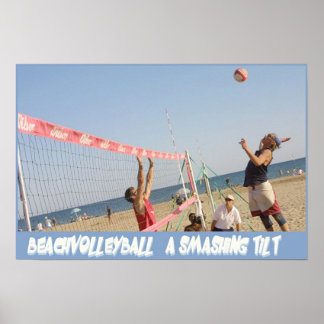 Póster Smashin Tilt do BeachVoleibol