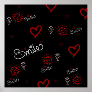 Poster Smile And Be Happy