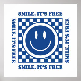 Poster Smile It's Free