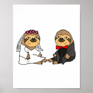 Poster Smiletodaytees Engraçado Noiva De Lama E Casamento