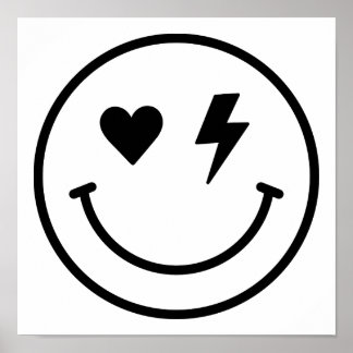 Poster Smiley face