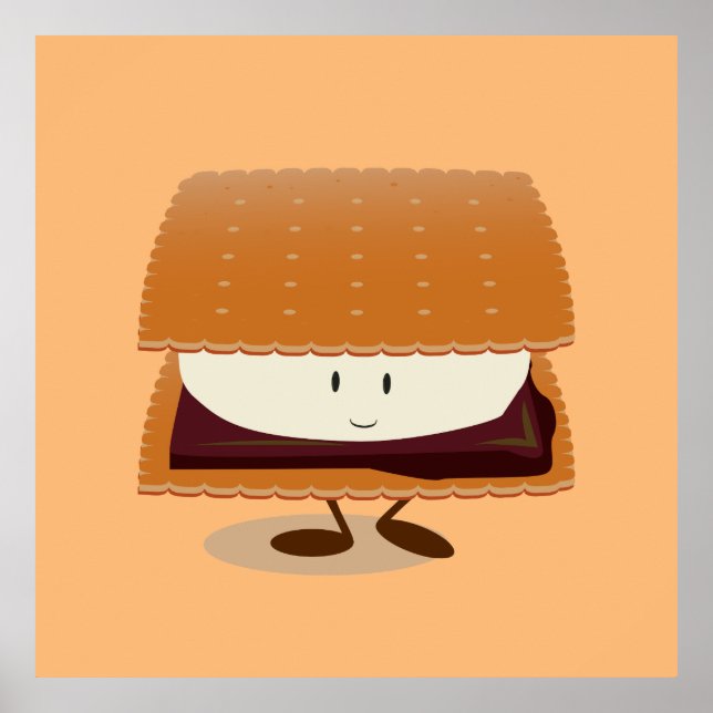 Póster Smiling S'more (Frente)