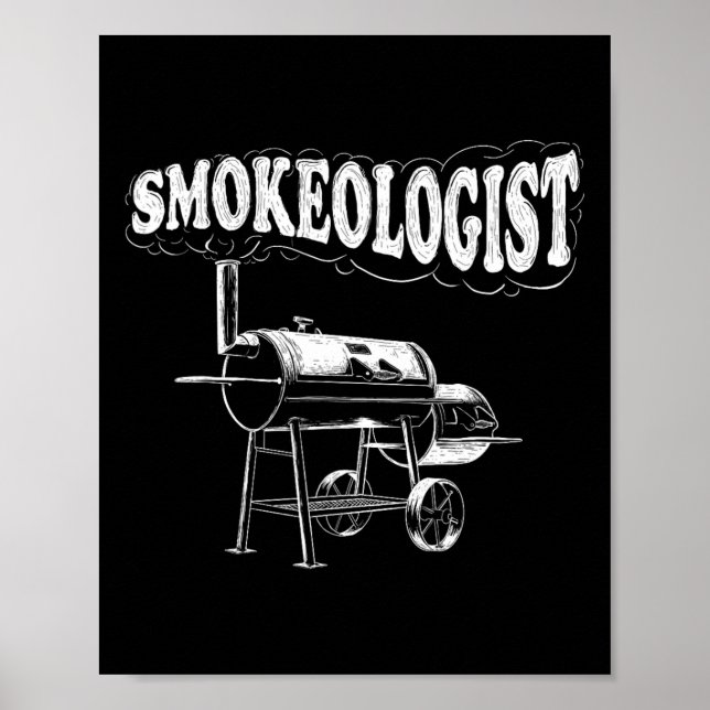 Poster Smokeologista - Furioso Churrasco Pitmaster - Fuma (Frente)