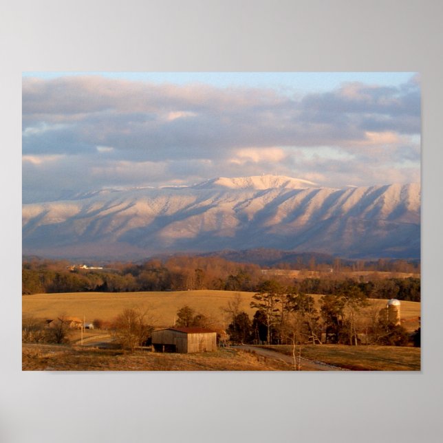 Póster Smokey Mounains, Tennessee (Frente)