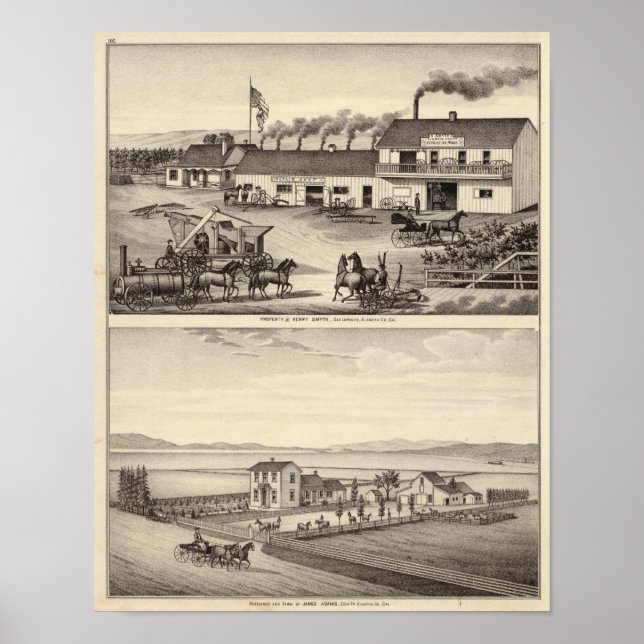 Póster Smyth, propriedades Adams (Frente)