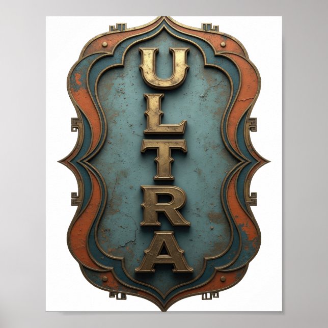Poster Snappy Gold ULTRA Design Moderno (Frente)