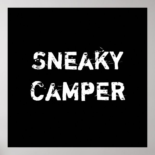 Póster Sneaky Camper. Jogador (Frente)