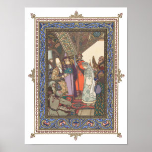 Poster Snegurochka antes de Tsar Berendei