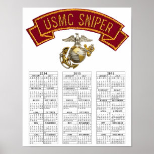 POSTER SNIPER USMC