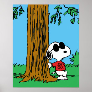 Poster Snoopy "Joe Cool" em Pé