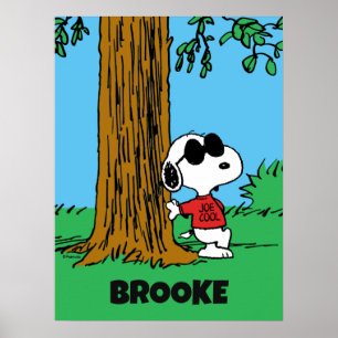 Poster Snoopy "Joe Cool" em Pé