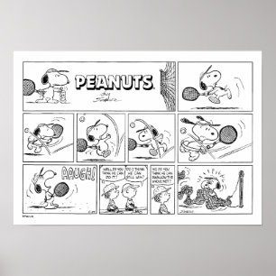 Poster Snoopy Plays Tênis