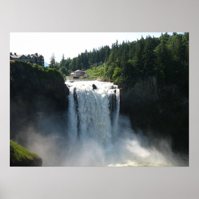 Poster Snoqualmie Falls (Frente)