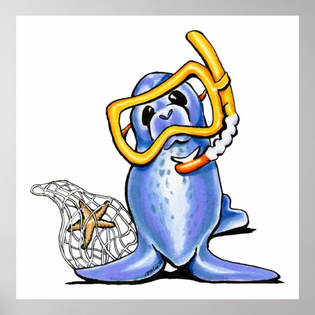 Póster Snorkel Seal (Frente)