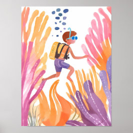 Poster Snorkeling é incrível