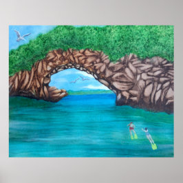 Poster Snorkeling em Wonderland