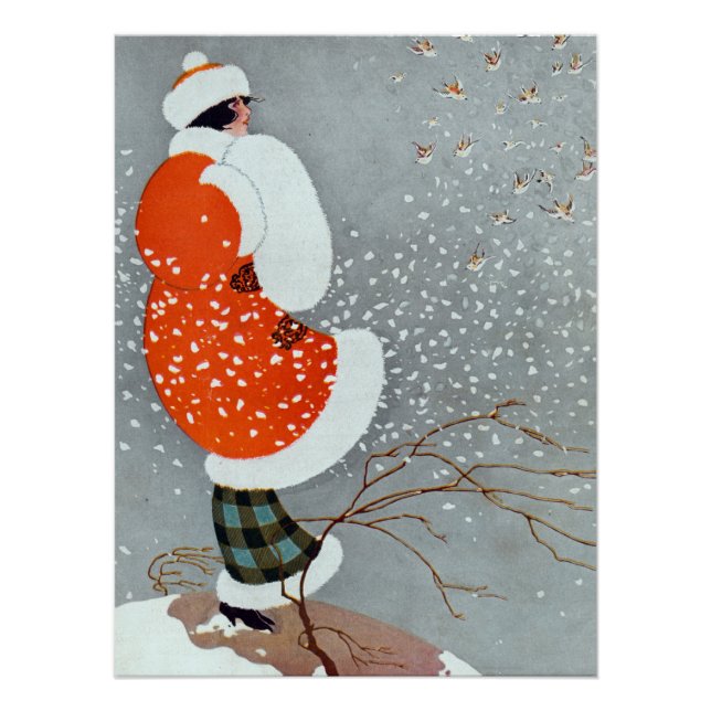 Póster Snow Buntings - Will Hammell  (Frente)