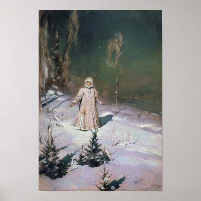 Póster Snow Maiden, 1899 (Frente)