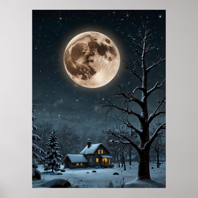 POSTER SNOW MOON (Frente)