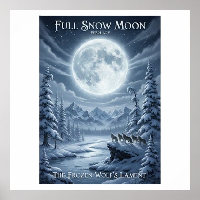 POSTER SNOW MOON (Frente)