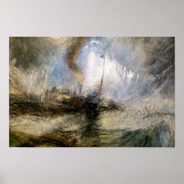 Poster Snow Storm | JMW Turner | (Frente)