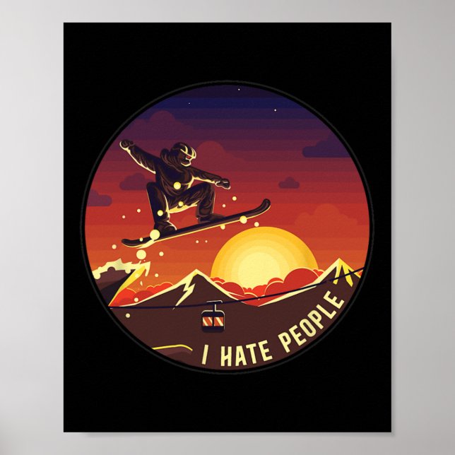 Poster Snowboard (Frente)