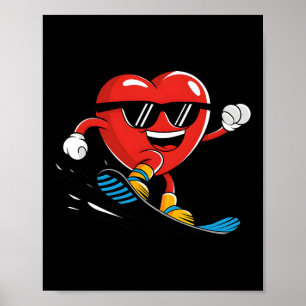 Poster Snowboard Heart Snowboard Boys G