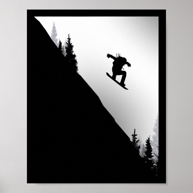 Poster Snowboard Roupa - Snowboard Snowboard Snowboard Sn (Frente)