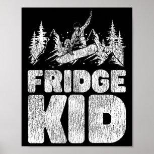 Poster Snowboard Snowboard Fridge Kid