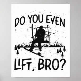Poster Snowboard Snowboard Ski Levanta Você Até Levanta