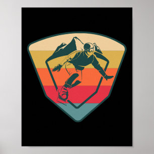 Poster Snowboard Snowboard Snow Winter Winter Skiing