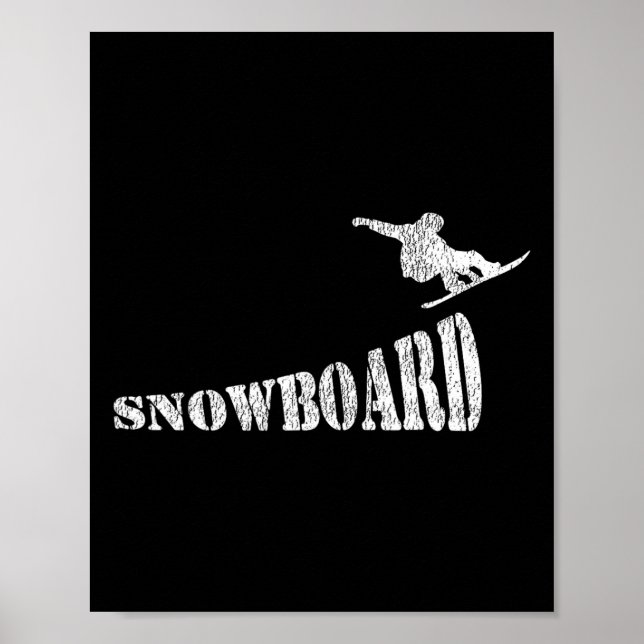 Poster Snowboard Snowboard Snowboard (Frente)