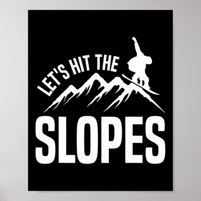 Poster Snowboard Snowboard Vamos-O (Frente)