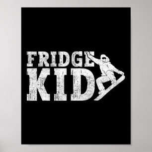 Poster Snowboard Snowboard Vintage Retro Fridge Kid 1