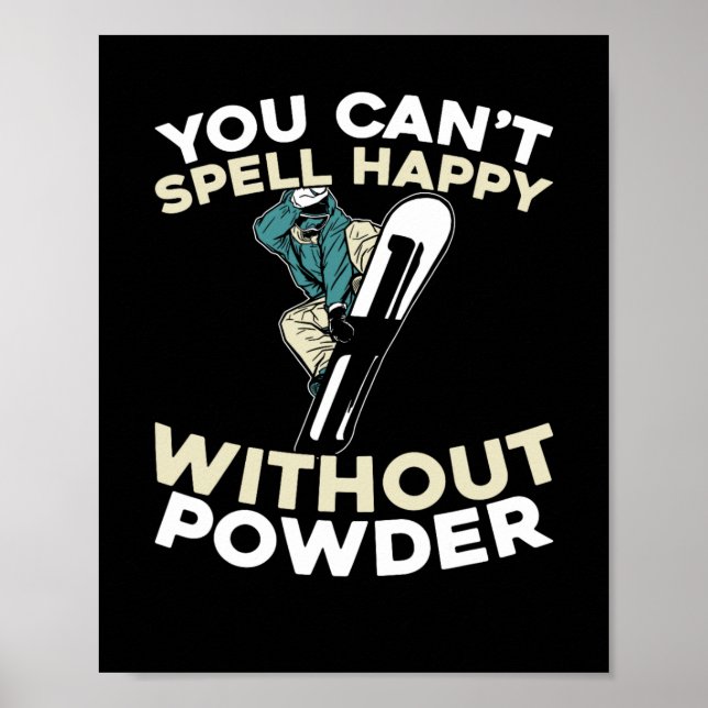 Poster Snowboard Winter Sports - Snowboard Snowboard Snow (Frente)