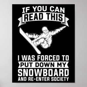 Poster Snowboard Winter Sports - Snowboard Snowboard Snow