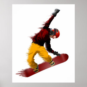 Póster Snowboarder
