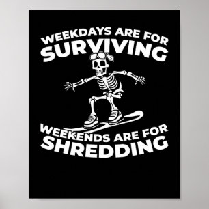 Poster Snowboarder - Snowboard dos esportes de inverno