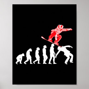 Poster Snowboarder Snowboard Snowboard