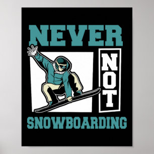 Poster Snowboarder Winter Sports Snowboard - Snowboard