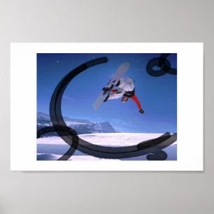 Poster Snowboarding