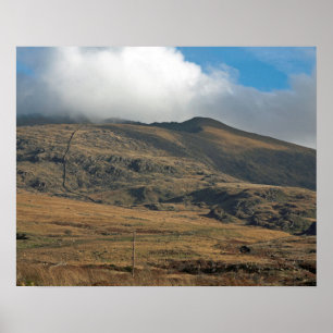 Poster Snowden North Wales Postcard