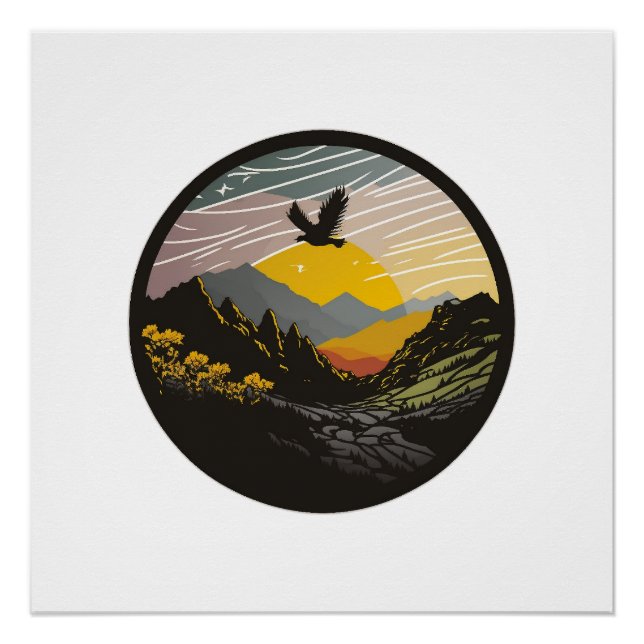 Póster Snowdonia (Frente)